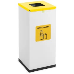 ulsonix jäteastia 60 l valkoinen lakattu teräs kierrätysmerkinnällä 4 6 kg