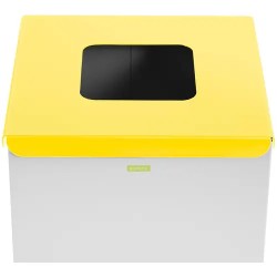 ulsonix jäteastia 60 l valkoinen lakattu teräs kierrätysmerkinnällä 4,6 kg