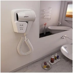 Physa SICCO seinään kiinnitettävä hiustenkuivaaja, 1200 W, valkoinen
