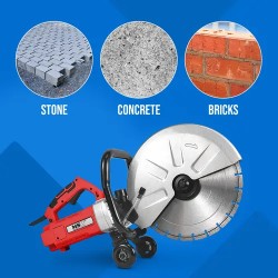Betonisaha MSW 3500 W, leikkaussyvyys 120 mm, vesijäähdytys