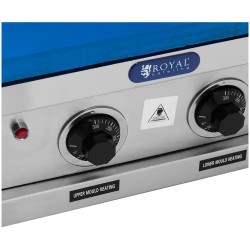 Royal Catering jäätelövaffelirauta 4200 W, 100–120 kpl/h, 74 x 124 mm