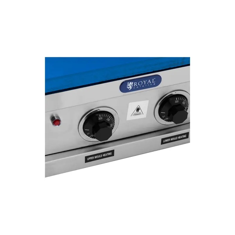 Royal Catering jäätelövaffelirauta 4200 W, 100–120 kpl/h, 74 x 124 mm
