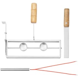 Royal Catering jäätelövaffelirauta 4200 W, 100–120 kpl/h, 74 x 124 mm