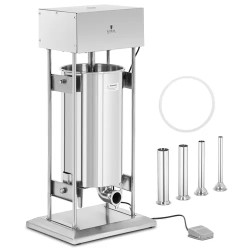 Royal Catering sähköinen makkaran täyttölaite 25 l 350 W 4 täyttöputkea