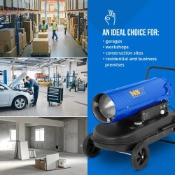 Diesel-lämmitin vaunulla 30 kW 36 l 19 kg