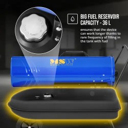 Diesel-lämmitin vaunulla 30 kW 36 l 19 kg