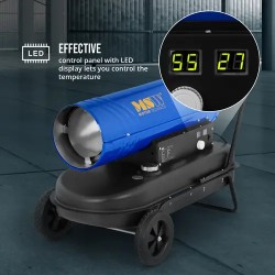 Diesel-lämmitin vaunulla 30 kW 36 l 19 kg