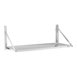 Royal Catering RC BFWS12045 taitettava seinähylly ruostumaton teräs 120 x 45 cm 40 kg