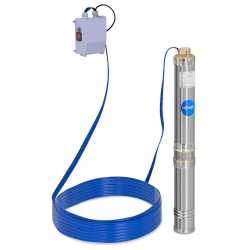 Syväkaivopumppu 95 mm 6000 l h 550 W 20 m kaapeli 58 m nousukorkeus ruostumaton teräs