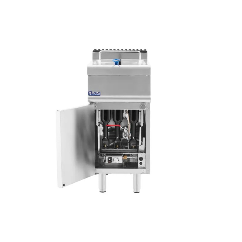 Royal Catering kaasufritteerausallas alakaapilla 36 l 15 kW