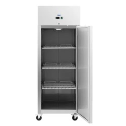 Gastro-kylmäkaappi 750 l ruostumaton teräs 1 ovi 4 rullaa