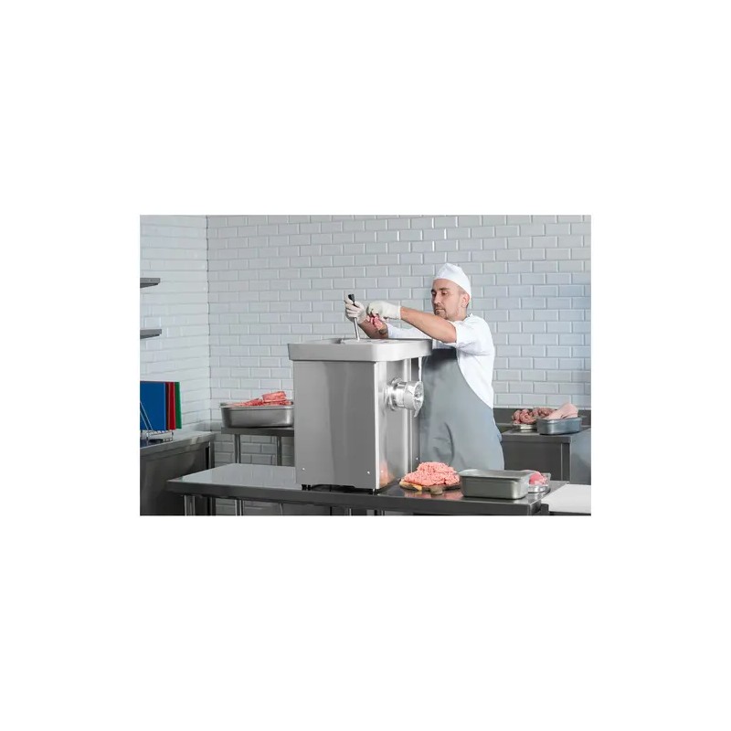 Royal Catering RCFW-800PRO+ lihamylly, ruostumaton teräs, 800 kg/h