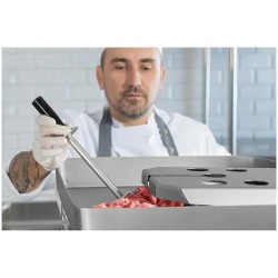 Royal Catering RCFW-800PRO+ lihamylly, ruostumaton teräs, 800 kg/h