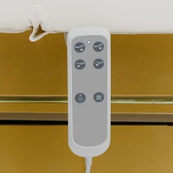 Sähköinen lämmitettävä kosmetiikkasänky PHYSA POTENZA WHITE, 195 x 79 x 61 cm, 200 kg