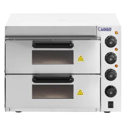 Royal Catering sähköinen pizzauuni 3000 W 2 kammiota 40 cm