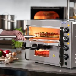 Royal Catering sähköinen pizzauuni 3000 W 2 kammiota 40 cm