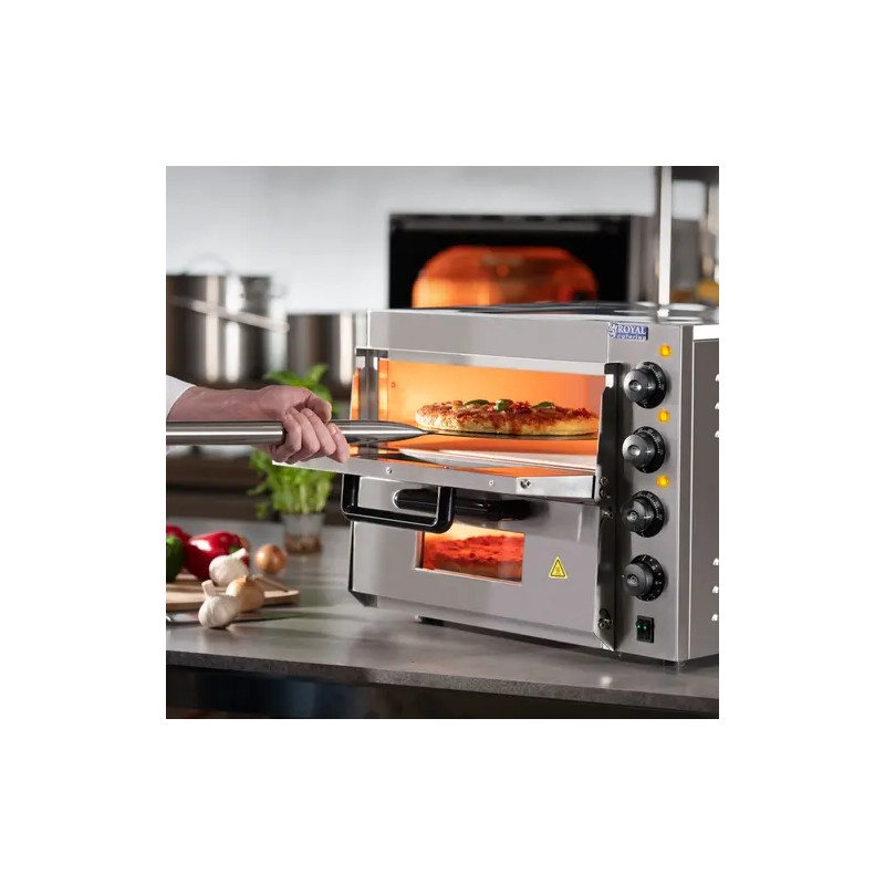 Royal Catering sähköinen pizzauuni 3000 W 2 kammiota 40 cm