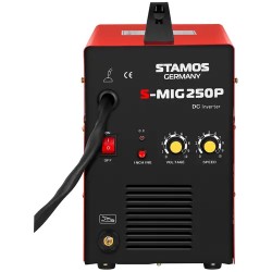 Stamos Germany SMIG-250P MIG/MAG-hitsaussetti 250 A 230 V ja Eagle Eye -hitsauskypärä 16,00 kg