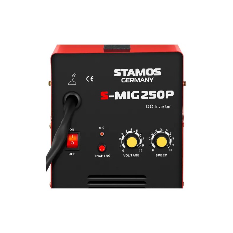 Stamos Germany SMIG-250P MIG/MAG-hitsaussetti 250 A 230 V ja Eagle Eye -hitsauskypärä 16,00 kg