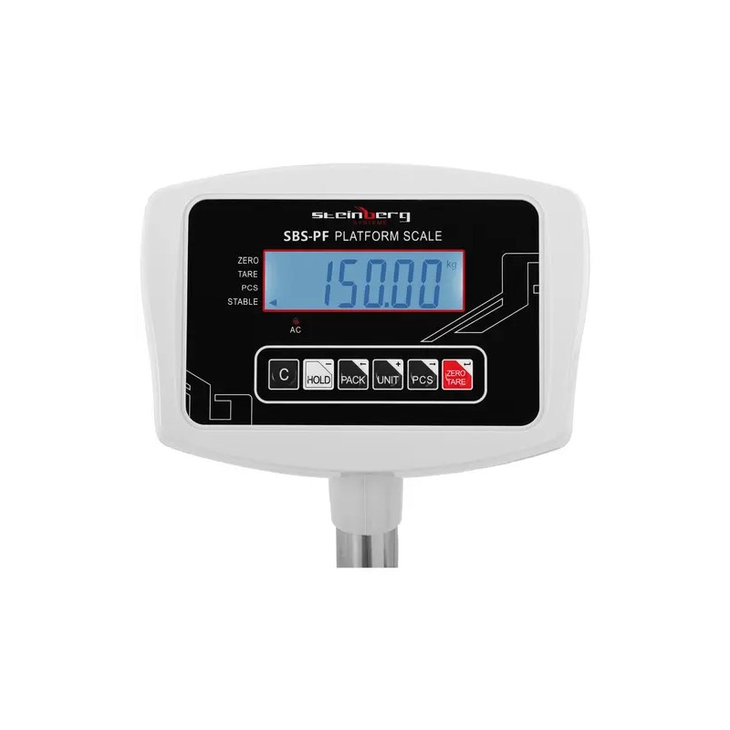 Steinberg Systems SBS-PF-150 tasapaino 150 kg 0,05 kg 60 x 45 cm LCD