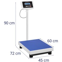 Steinberg Systems SBS-PF-150 tasapaino 150 kg 0,05 kg 60 x 45 cm LCD
