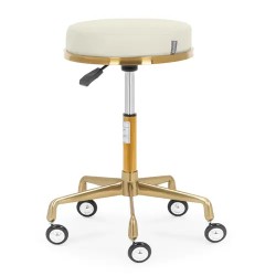 Pyörityötuoli 51 64 cm 150 kg beige ja kulta