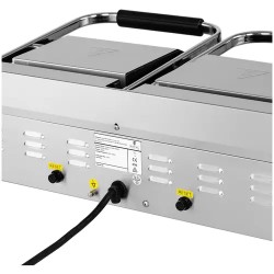 Kaksoiskontaktigrilli RCPKG-3600-R 3 600 W ruohotetut levyt