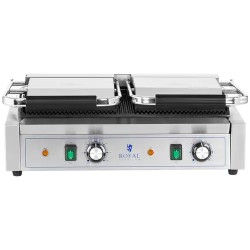 Kaksoiskontaktigrilli RCPKG-3600-R 3 600 W ruohotetut levyt
