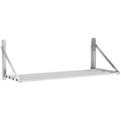 Royal Catering RC TFWH10045 seinähylly ruostumaton teräs 100 x 45 cm laskostettava