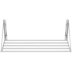 Royal Catering RC-TFWH10045 seinähylly, ruostumaton teräs, 100 x 45 cm, laskostettava