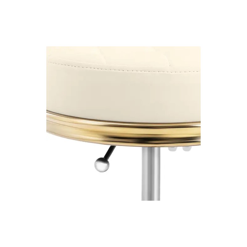 Pyörityöjakkara selkänojalla PHYSA GELA BEIGE, 48-61 cm, 150 kg, beige/kulta