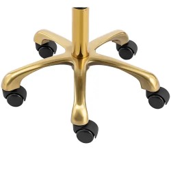 Pyörityöjakkara selkänojalla PHYSA GELA BEIGE, 48-61 cm, 150 kg, beige/kulta