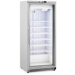 Royal Catering RCLK F590 G pakastinkaappi 580 l lasiovi hopea