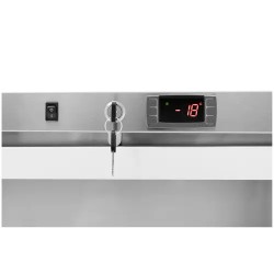 Royal Catering RCLK-F590-G pakastinkaappi 580 l lasiovi hopea