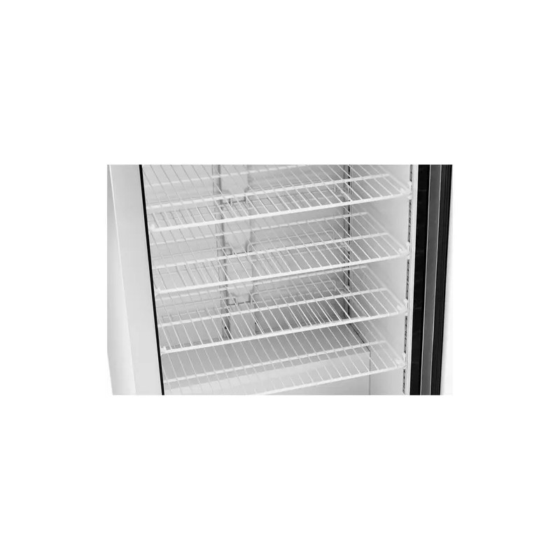 Royal Catering RCLK-F590-G pakastinkaappi 580 l lasiovi hopea