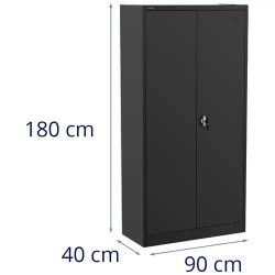 Fromm & Starck STAR_MCAB_30 metallikaappi 90x180 cm antrasiitti