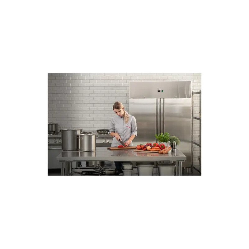 Gastro-jääkaappi 2 ovella 1 168 l ruostumaton teräs