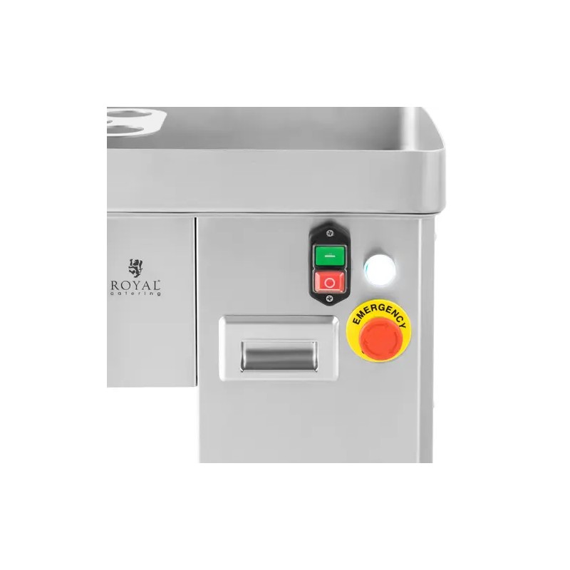 Royal Catering lihasuikaleleikkuri 550 W 3 mm ruostumaton teräs
