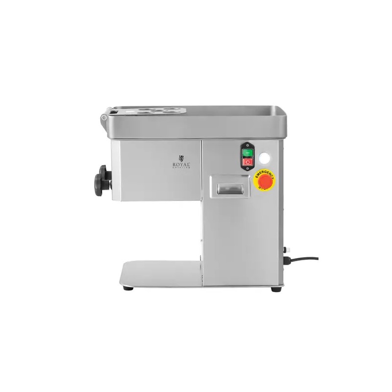 Royal Catering lihasuikaleleikkuri 550 W 3 mm ruostumaton teräs