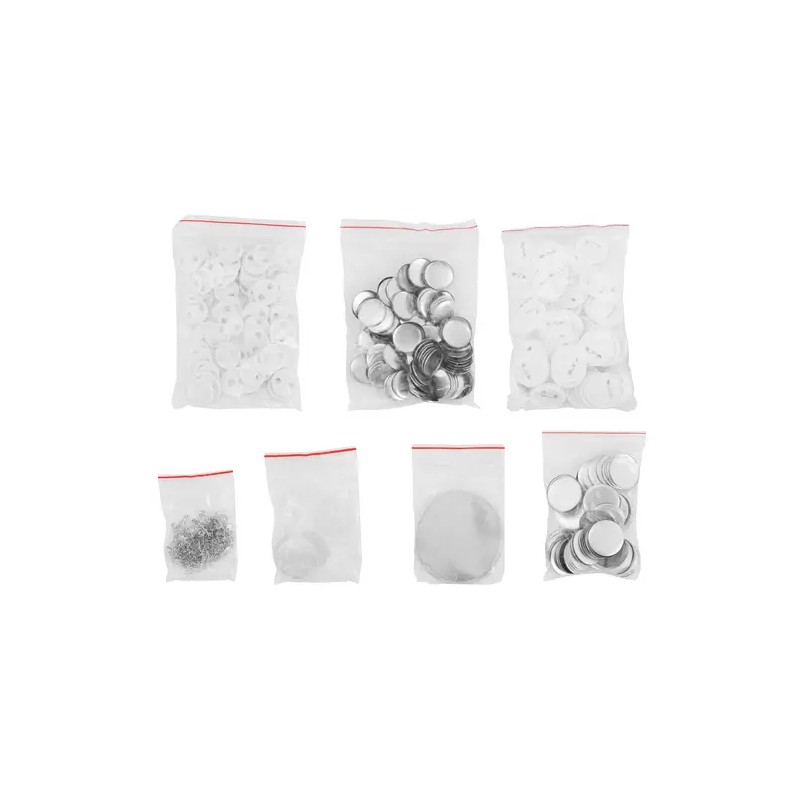 Uniprodo UNI_PBM_25/58 nappipuristin 25 mm ja 58 mm, 200 kpl nappisarjaa