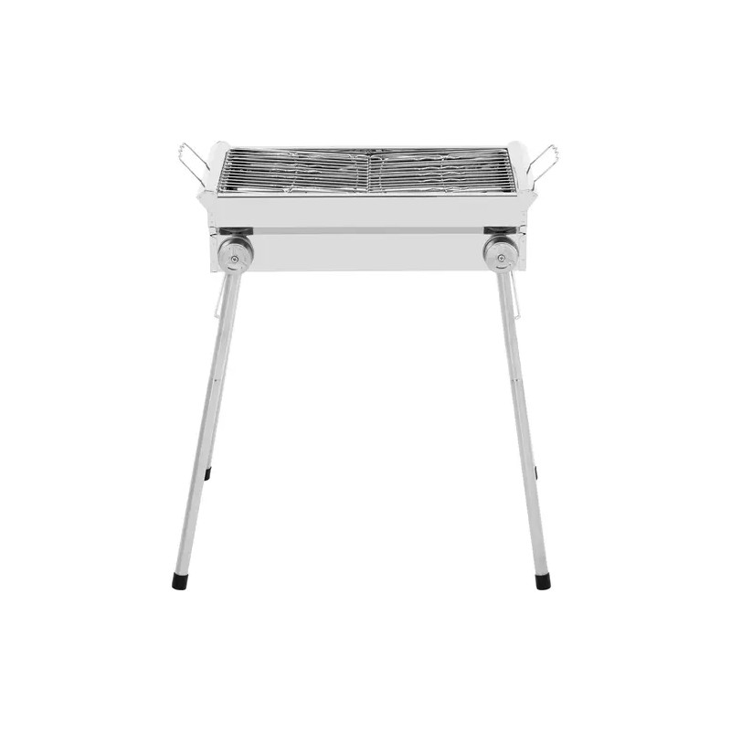 Royal Catering hiiligrilli, taitettava, 43 x 25 cm, ruostumaton teräs ja sinkitty teräs