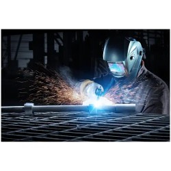 Stamos Germany SMIG-250P MIG/MAG-hitsaussetti 250 A 230 V ja Firestarter 500 -hitsauskypärä 16,00 kg