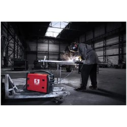 Kombihitsauslaite 250 A 230 V, hitsauskypärä Colour Glass Y-100 ja E7018-puikot 2,5 x 350 mm 5 kg