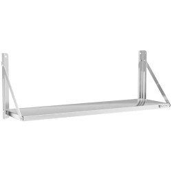 Royal Catering RC BFWH12030 laskostettava seinähylly ruostumaton teräs 120 x 30 cm 40 kg