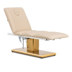 Sähköinen kosmetiikkapöytä 3 moottoria 190 x 65 x 60 76 cm beige golden