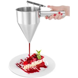 Royal Catering RCFT 1 3 täyttösuppilo 1 3 l 8 mm ruostumaton teräs