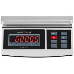 Pöytävaaka SBS-TW-6, 6 kg / 0,2 g, 21 x 27 cm, LED-näyttö
