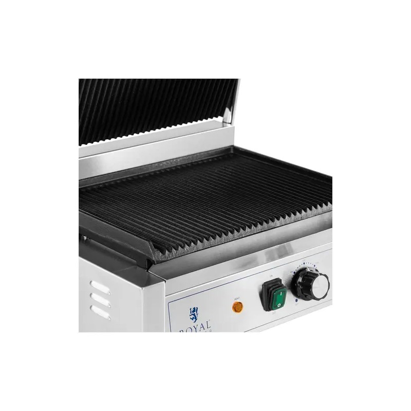 Kontaktigrilli RCPKG-2200-R 2200 W valurautalevyillä 33 x 22 cm