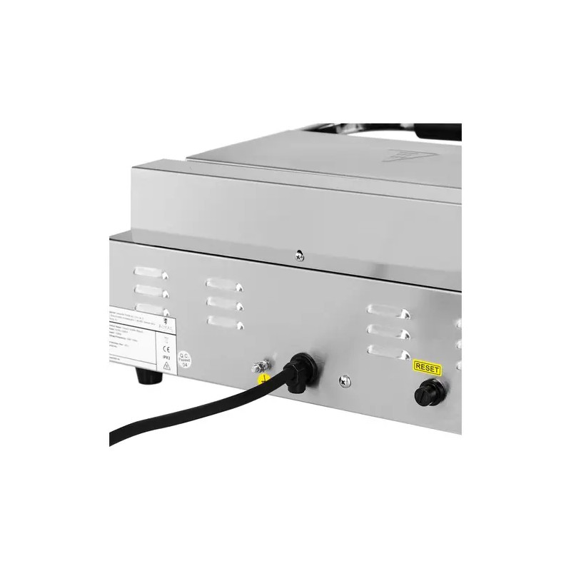 Kontaktigrilli RCPKG-2200-R 2200 W valurautalevyillä 33 x 22 cm