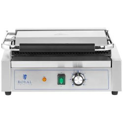 Kontaktigrilli RCPKG-2200-R 2200 W valurautalevyillä 33 x 22 cm
